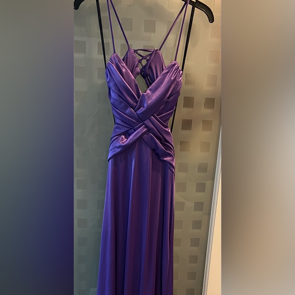 Elegant Purple Gown